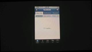 Get Facebook on your iPhone 3G [upl. by Ueihtam]