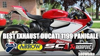 Best Exhaust Ducati 1199 Panigale  Termignoni  Sc Project  Akrapovic  Arrow [upl. by Mall]