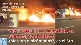 Vertedero de la Alcaldía coge fuego se calcula es el 5to en incendiarse [upl. by Einafets]