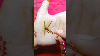 quotKquot letter mehndi design ❤️viralvideo trending mehndi video shots [upl. by Nerrad391]