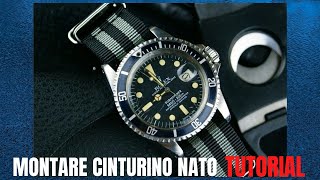 Come montare un cinturino NATO  Tutorial [upl. by Malvino]