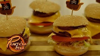 Praktična žena  Domaći burgeri i originalni burger sos [upl. by Abercromby]