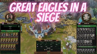 Great Eagle Doomstack In A Siege Warhammer III [upl. by Arther340]