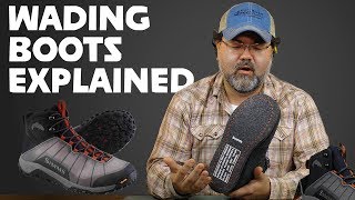 3 TYPES Of Wading Boots EXPLAINED [upl. by Ydnahs]