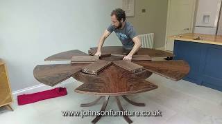 Assembling an Expanding Circular Dining Table [upl. by Ku]