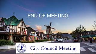 Solvang City Council Meeting 11122024 [upl. by Zak]