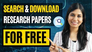 How to search and download research papers for FREE [upl. by Icam]