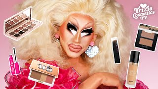 Trixie Tries New Products From Patrick Ta Huda Beauty GXVE and More [upl. by Sana712]