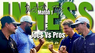 Battle at Inness The Ultimate Matchplay Joes VS Pros Showdown ⛳️ GolfShowdown golfseries [upl. by Ennaeirb]