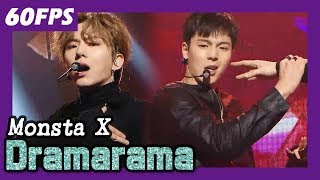 60FPS 1080P  MONSTA X  Dramarama 몬스타엑스  드라마라마 MBC Music Festival 20180106 [upl. by Jervis]