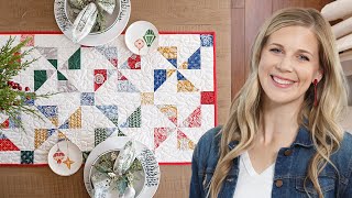 How to Make a Pinwheel Charms Table Runner  Free Project Tutorial [upl. by Theadora654]