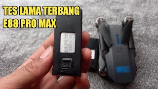 REVIEW BATERAI DRONE E88 PRO MAX TAHAN TERBANG BERAPA LAMA❓ [upl. by Roche]