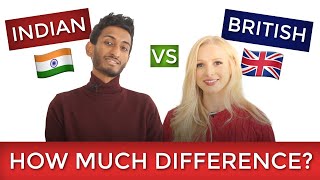 🇬🇧 BRITISH ENGLISH vs INDIAN ENGLISH 🇮🇳 How much difference [upl. by Ariaz]