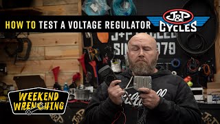 How to Test a Harley Davidson Voltage Regulator  Weekend Wrenching [upl. by Dahcir]