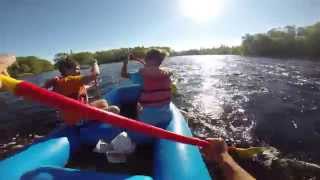 Approaching the wave  Minnesota Whitewater Rafting [upl. by Malda]