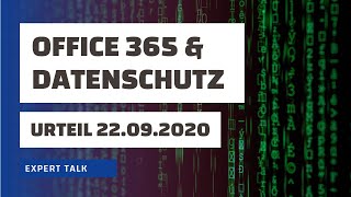 Office 365 amp Datenschutz DSGVO – Urteil der Datenschutzkonferenz DSK 22092020 [upl. by Mahda579]