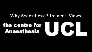 Why Anaesthesia Trainees Views [upl. by Ihab164]