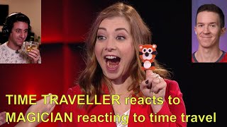 Time Traveller REACTS to MAGICIAN REACTING to Time Traveller on Fool US [upl. by Reltuc]