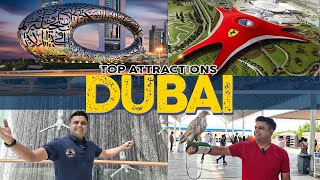 Top places to visit in Dubai and Abu Dhabi  Complete Travel guide of Dubai with all tourist places [upl. by Nnaeirelav]