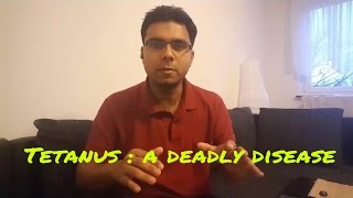 Tetanus  A deadly disease  In Hindi [upl. by Alvis139]