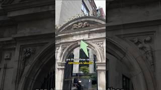 Three skulls over the entranceway to a London churchyard 💀 [upl. by Inalem670]