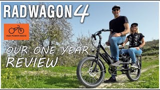 Radwagon 4 Cargo EBike REVIEW  After a year of traveling EUROPE [upl. by Gilford]