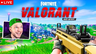 🔴LIVE  Valorant sur Fortnite cest Maintenant  Première personne [upl. by Schafer366]