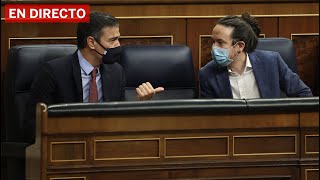 DIRECTO  SÁNCHEZ e IGLESIAS presentan su acuerdo para los PRESUPUESTOS [upl. by Tallia393]