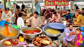 70 Rs UNIQUE DESI BREAKFAST PAKISTANI 50 YEARS OLD CHANA STREET FOOD  Pakistani Street Food [upl. by Alcus674]