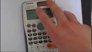 How to Reset a Casio FX 991ES PLUS [upl. by Aihselef560]