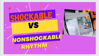 Shockable vs Nonshockable Rhythms LifeSaving Knowledge [upl. by Gadmon]