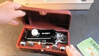 All about the Buttonholer for Singer Model 301 Sewing Machine PART 1 [upl. by Ahsenrad]