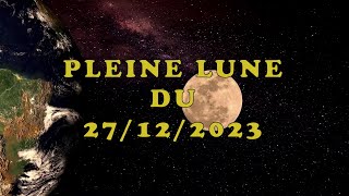 Pleine lune du 27 décembre 2023 [upl. by Hirai]