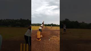 Tennis leg cutter bowling 🔥🏏cricket shortsfeed cricketlover bowlingaction tenniscricket short [upl. by Ennairb]