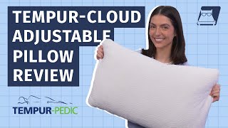 TEMPURCloud Adjustable Pillow Review  The Best TempurPedic Pillow [upl. by Innep]