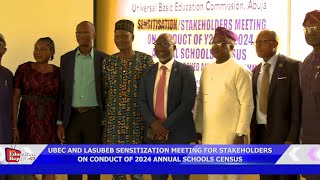 UBEC AND LASUBEB SENSITIZATION MEETING FOR STAKEHOLDERS ON CONDUCT OF 2024 ANNUAL SCHOOLS CENSUS [upl. by Eissim]