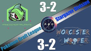 Pokémon Draft League  Worcester Woopers VS Vancouver Valiants  S7 W6 Stargazer Div [upl. by Shetrit644]