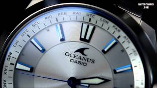 CASIO OCEANUS OCWS1007AJF カシオ オシアナス マルチバンド6 ワールドタイム [upl. by Pip584]