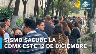 Se registra sismo en la CDMX [upl. by Corby136]