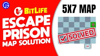 BITLIFE Escape Prison 5x7 Map  How To Escape From Jail bitlife [upl. by Ecirtel958]