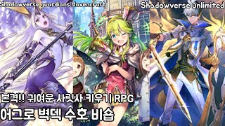 사릿사 키우기 RPG 어그로 수호 비숍 shadowverse unlimited guardian Havencraft [upl. by Jessika]