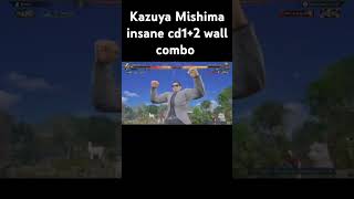 Kazuya Mishima insane cd12 wall combo [upl. by Eanrahs]