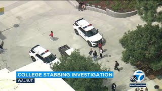 Mt San Antonio College stabbing stemmed from fight between students [upl. by Layton]