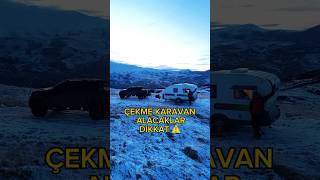 ÇEKME KARAVAN ALACAKLAR DİKKAT⚠️ karavan çekmekaravan karavantasarımı [upl. by Otxis]