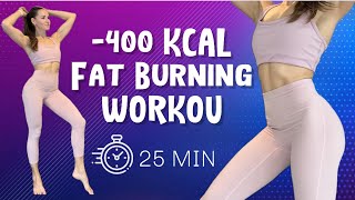 400 Kcal Full Body Workout  25 MIN  Fat burn [upl. by Sammons874]