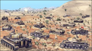 GERMAN DEVASTATING ASSAULT  AMERICAN DEFENSE at KASSERINE PASS [upl. by Anrat123]