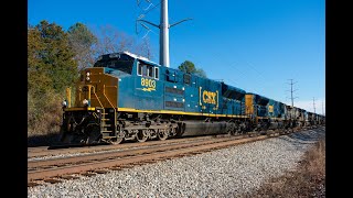 HD Brand New EMD ST70AH Locomotives In Virginia 11920 [upl. by Gilpin848]