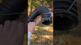 Gutter cleaning attachment for my leaf blower Daily Vlog no13  httpsamznto3TGOE5G [upl. by Bum]