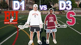 D1 VS D3 LACROSSE CHALLENGE PART 5 [upl. by Ayifas]