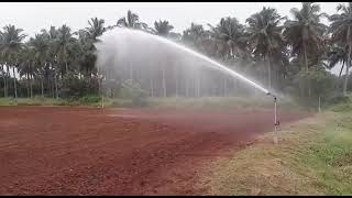 Sprinkler RainGun Spray Irrigation  Sathish Agro Tech [upl. by Attoynek730]